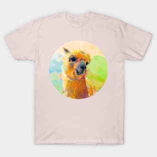 Colorful Happiness - Alpaca Art T-Shirt